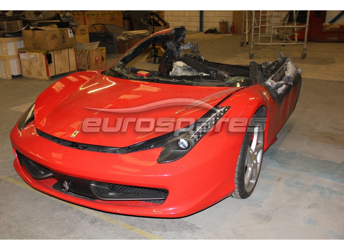 ferrari 458 italia (europe) avec 6,000 kilomètres, en préparation pour le démantèlement #5