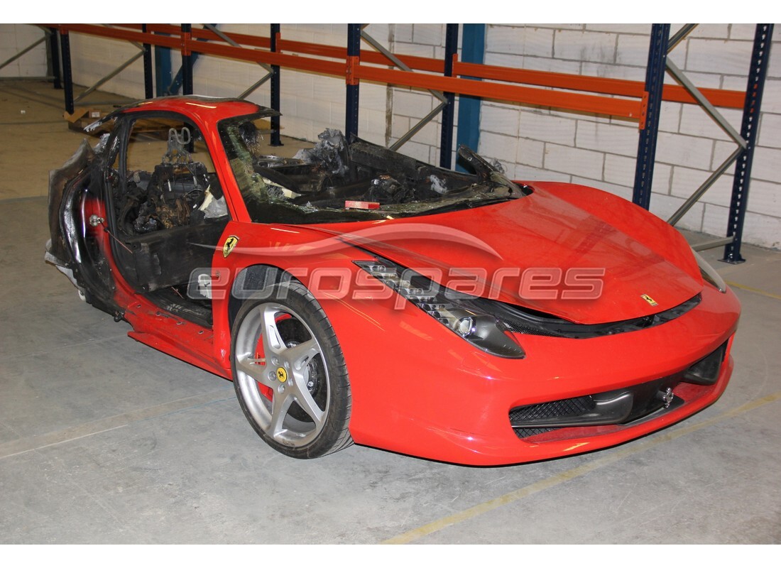ferrari 458 italia (europe) avec 6,000 kilomètres, en préparation pour le démantèlement #4