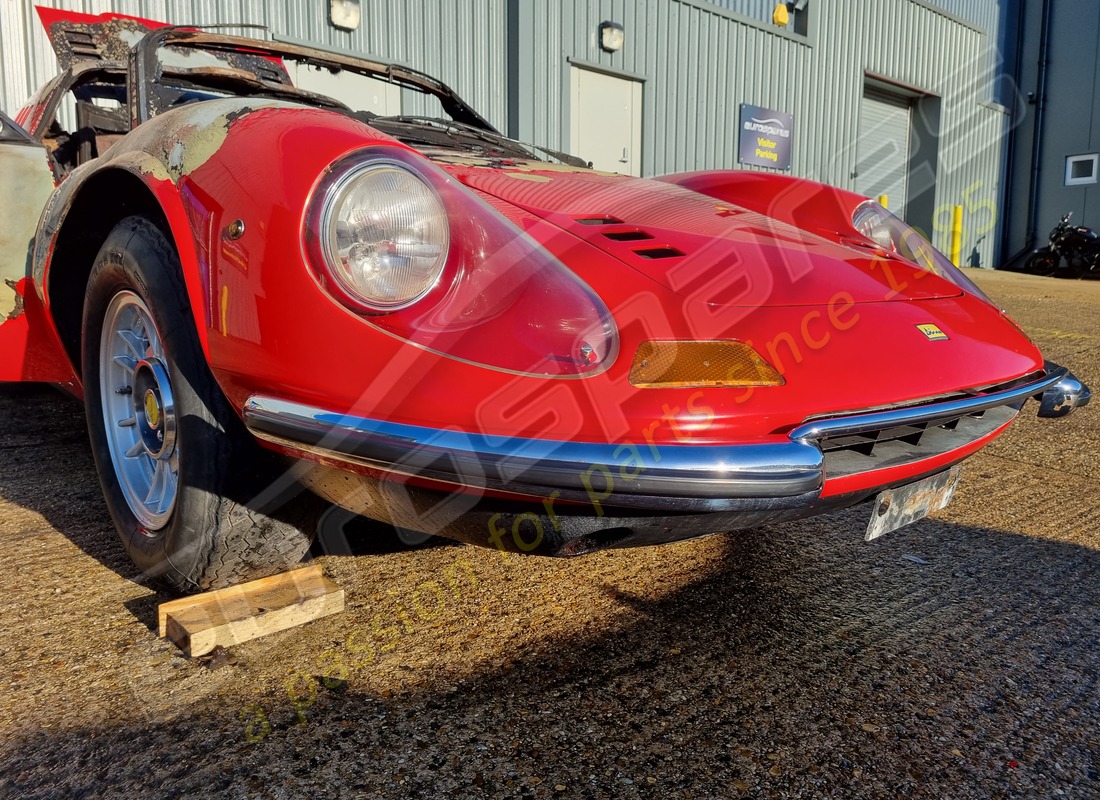 ferrari 246 dino (1975) avec 58,145 miles, en préparation pour le démontage #17