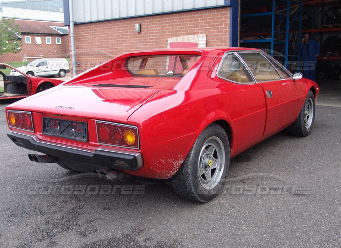 ferrari 308 gt4 dino (1979) avec 54,824 kilomètres, en préparation pour le démantèlement #10