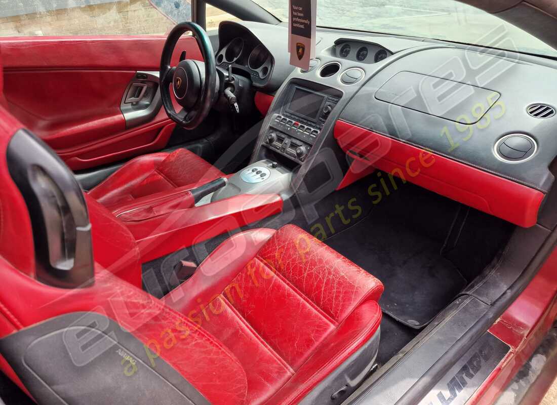 lamborghini gallardo coupe (2006) avec 51,770 kilomètres, en préparation pour le démantèlement #11