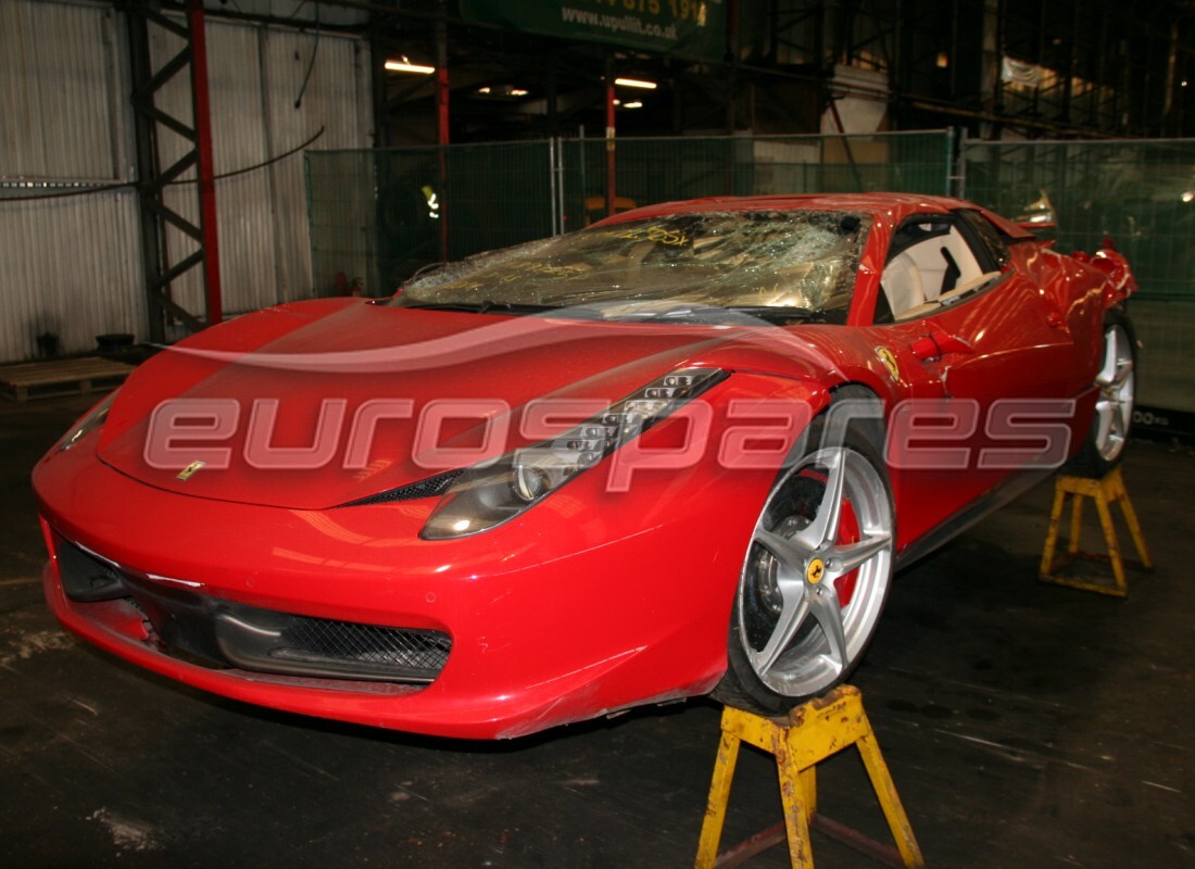 ferrari 458 spider (europe) en préparation pour démantèlement à eurospares