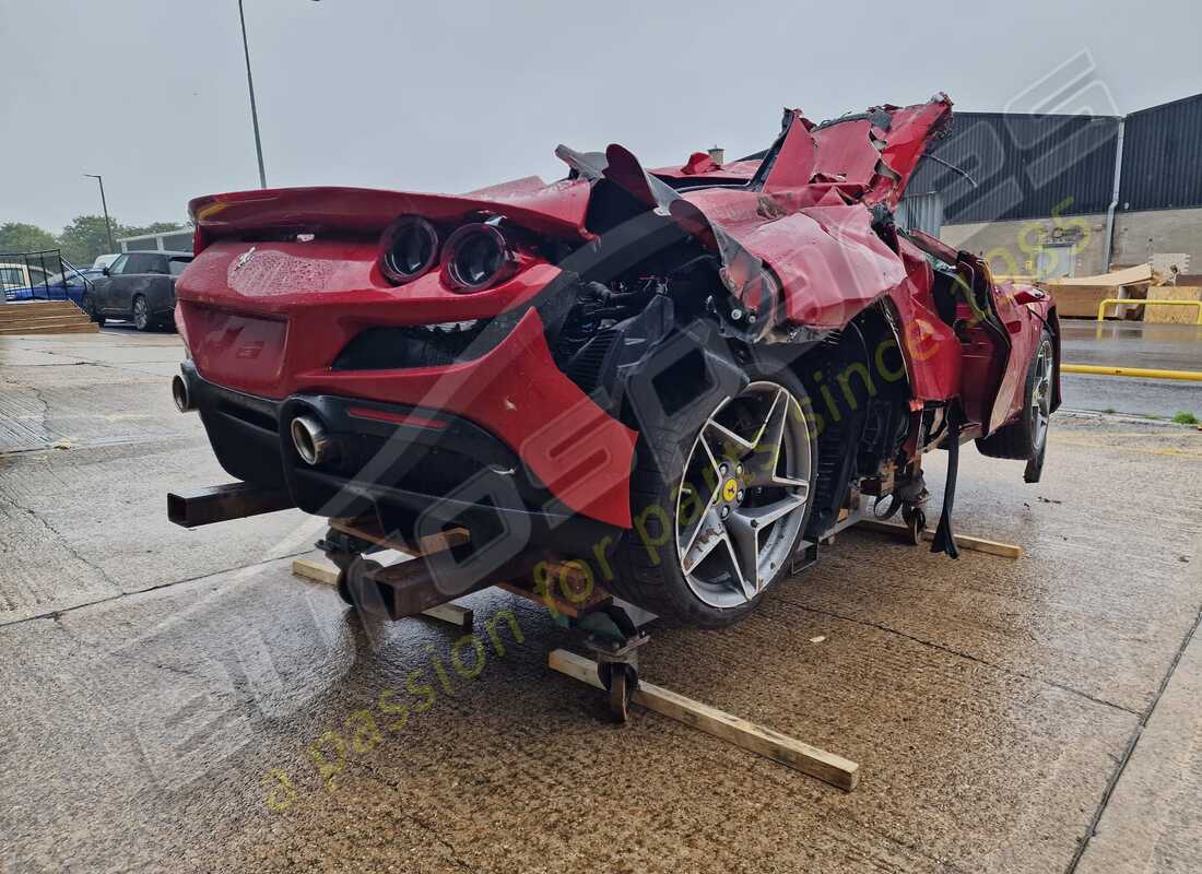 ferrari f8 tributo avec 1,820 miles, en préparation pour le démontage #5