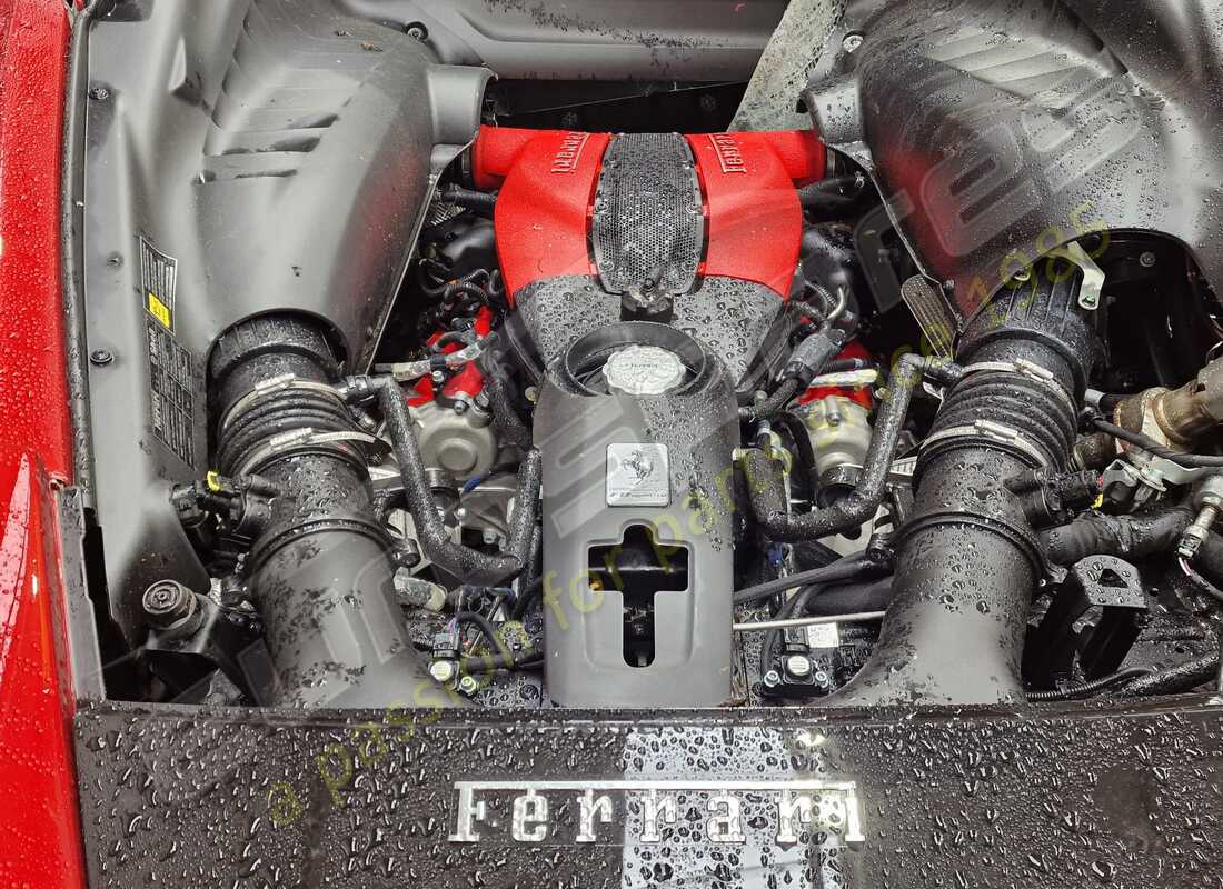 ferrari f8 tributo avec 1,820 miles, en préparation pour le démontage #13