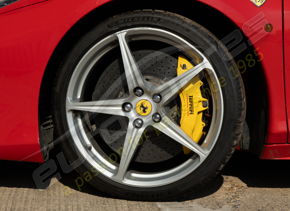 ferrari 458 italia (rhd) avec moins de 20k tbc, en cours de préparation pour le démantèlement #24