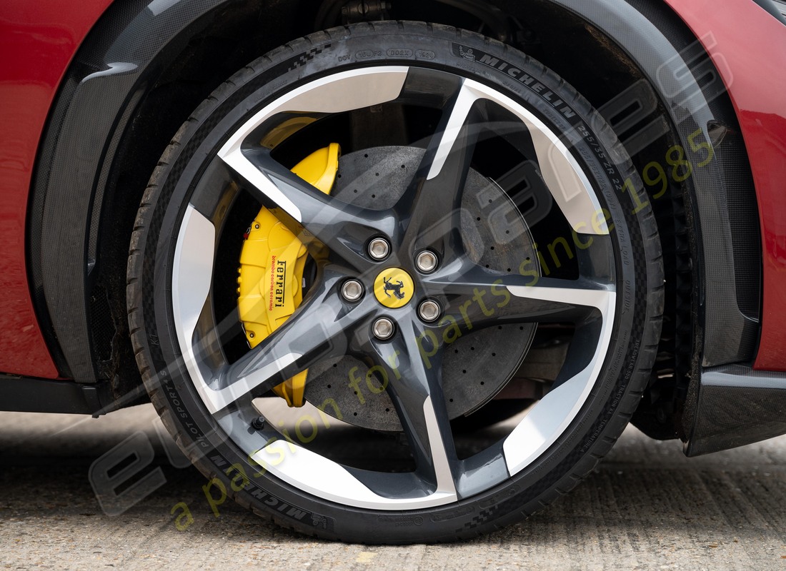 ferrari purosangue avec 1454 miles, en préparation pour le démontage #28