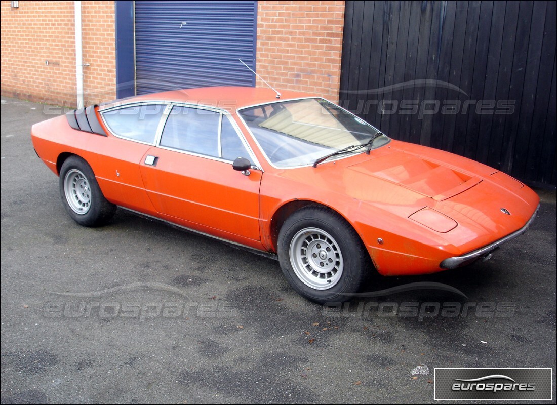 lamborghini urraco p250 / p250s en préparation pour démantèlement à eurospares