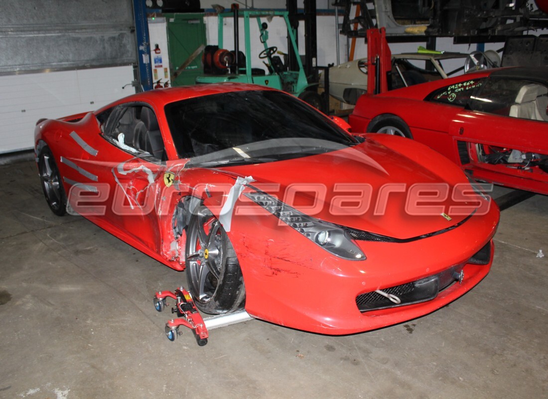 ferrari 458 italia (europe) avec 42,651 kilomètres, en préparation pour le démantèlement #6
