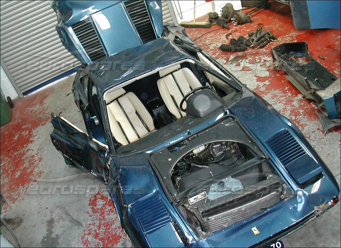 ferrari 308 gtb (1976) avec 98,554 kilomètres, en préparation pour le démantèlement #3