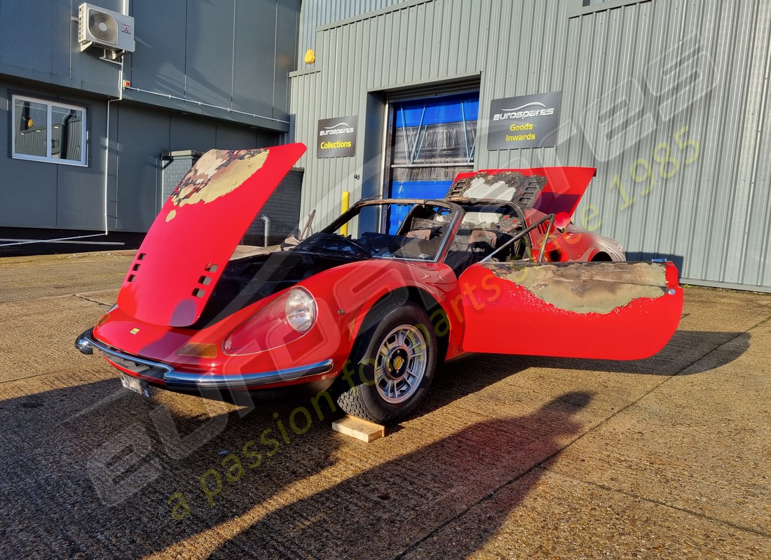 ferrari 246 dino (1975) avec 58,145 miles, en préparation pour le démontage #10