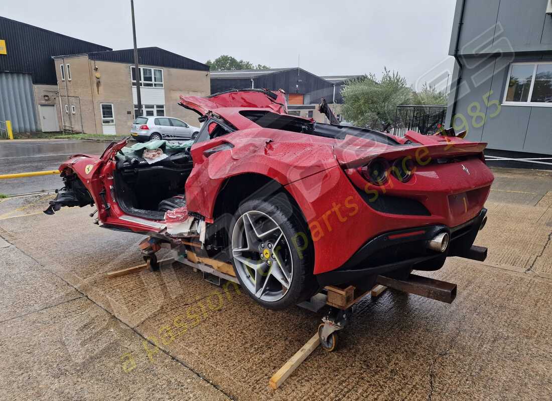 ferrari f8 tributo avec 1,820 miles, en préparation pour le démontage #3