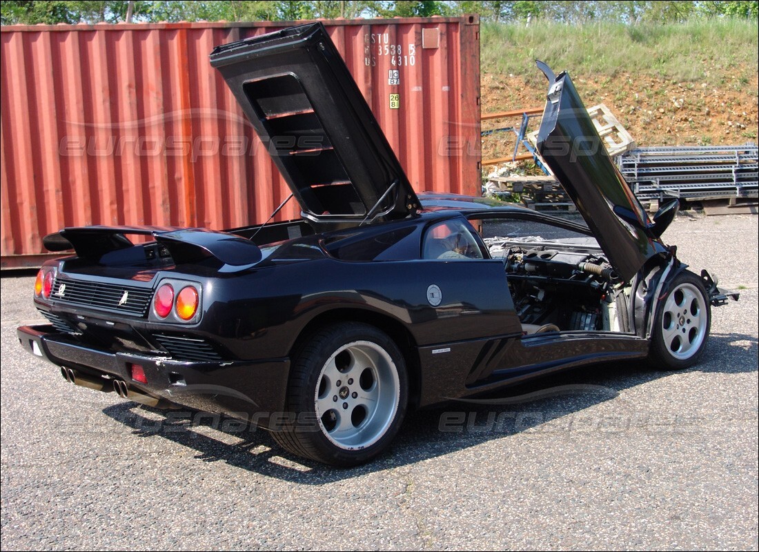 lamborghini diablo se30 (1995) avec 28,485 kilomètres, en préparation pour le démantèlement #8