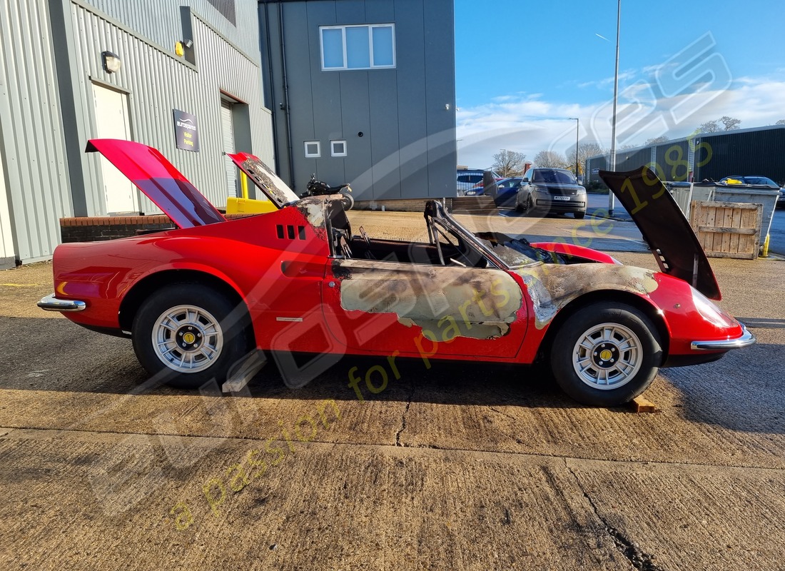 ferrari 246 dino (1975) avec 58,145 miles, en préparation pour le démontage #12