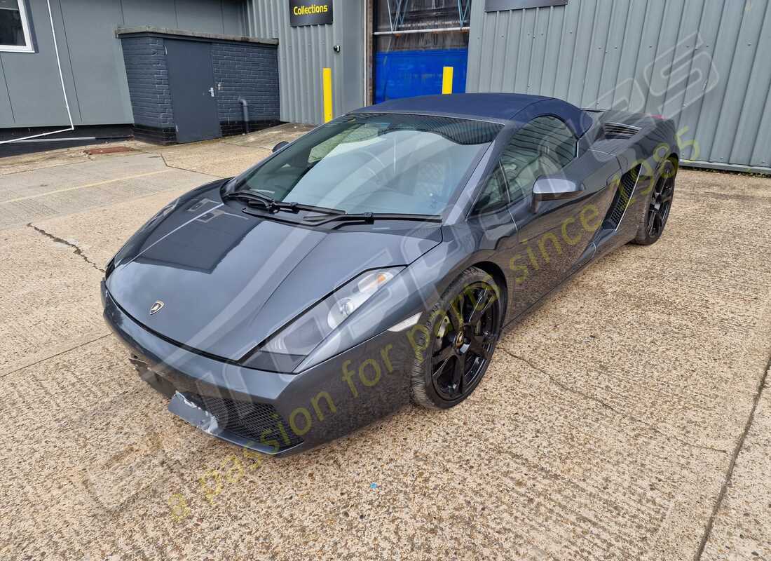 lamborghini gallardo spyder (2008) en préparation pour démantèlement à eurospares