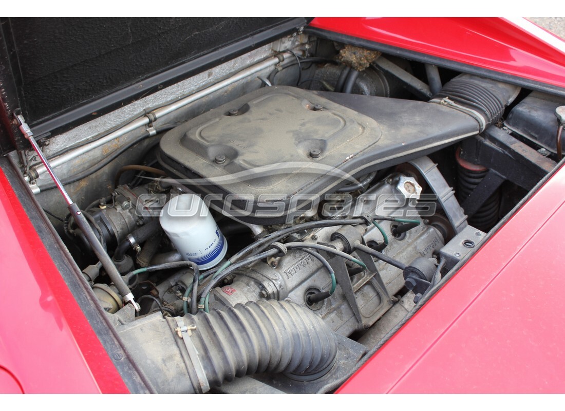 ferrari 208 gt4 dino (1975) avec 25,066 kilomètres, en préparation pour le démantèlement #10