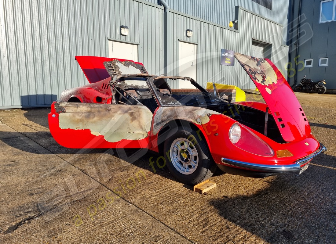 ferrari 246 dino (1975) avec 58,145 miles, en préparation pour le démontage #9