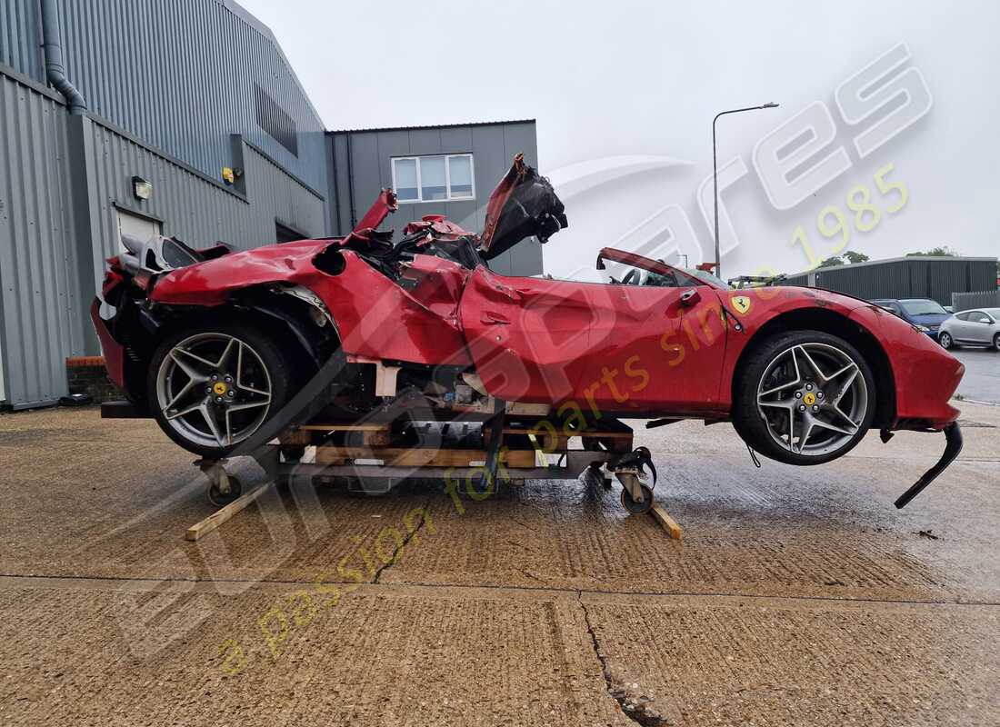 ferrari f8 tributo avec 1,820 miles, en préparation pour le démontage #6