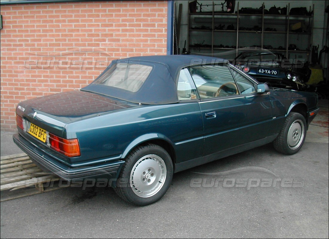 maserati biturbo spider en préparation pour démantèlement à eurospares