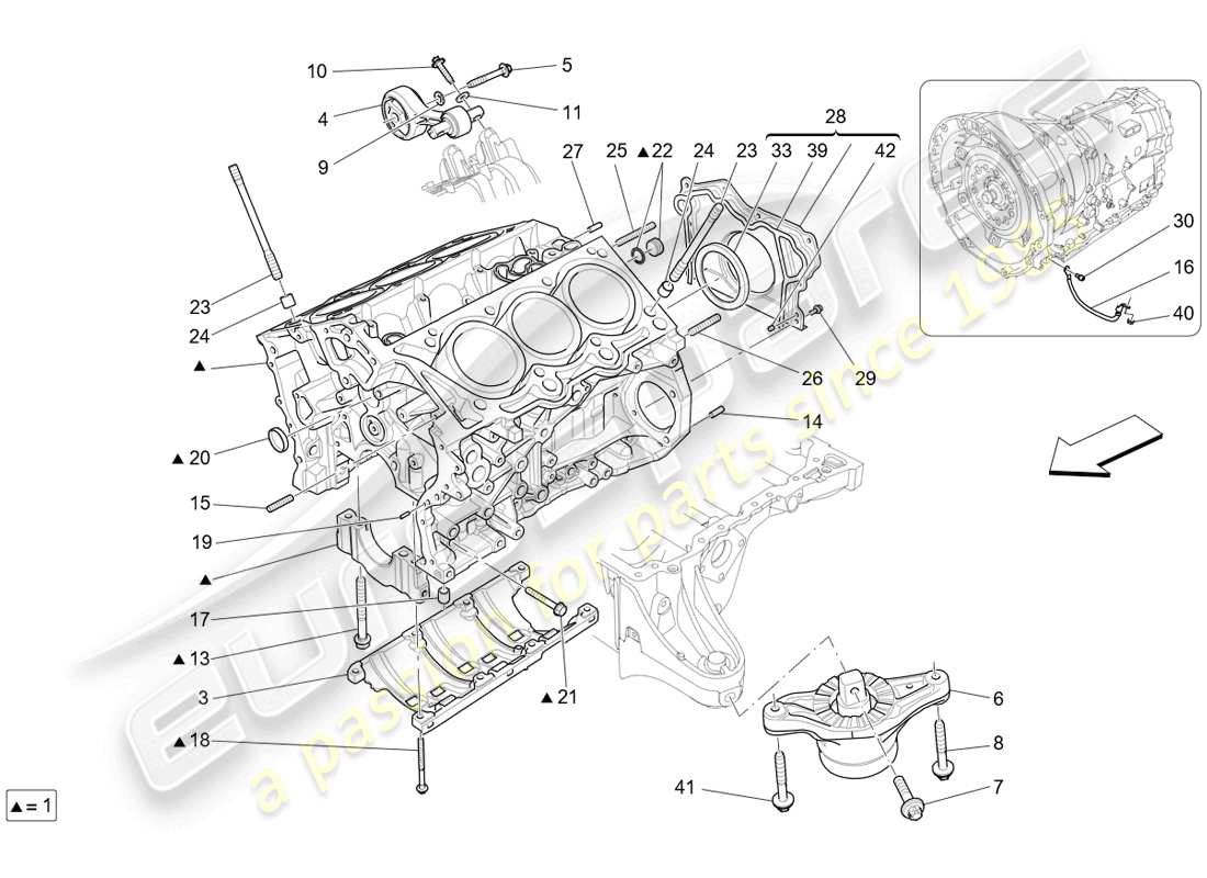 un schéma de pièces du catalogue de pièces lamborghini diablo 6.0 (2001)