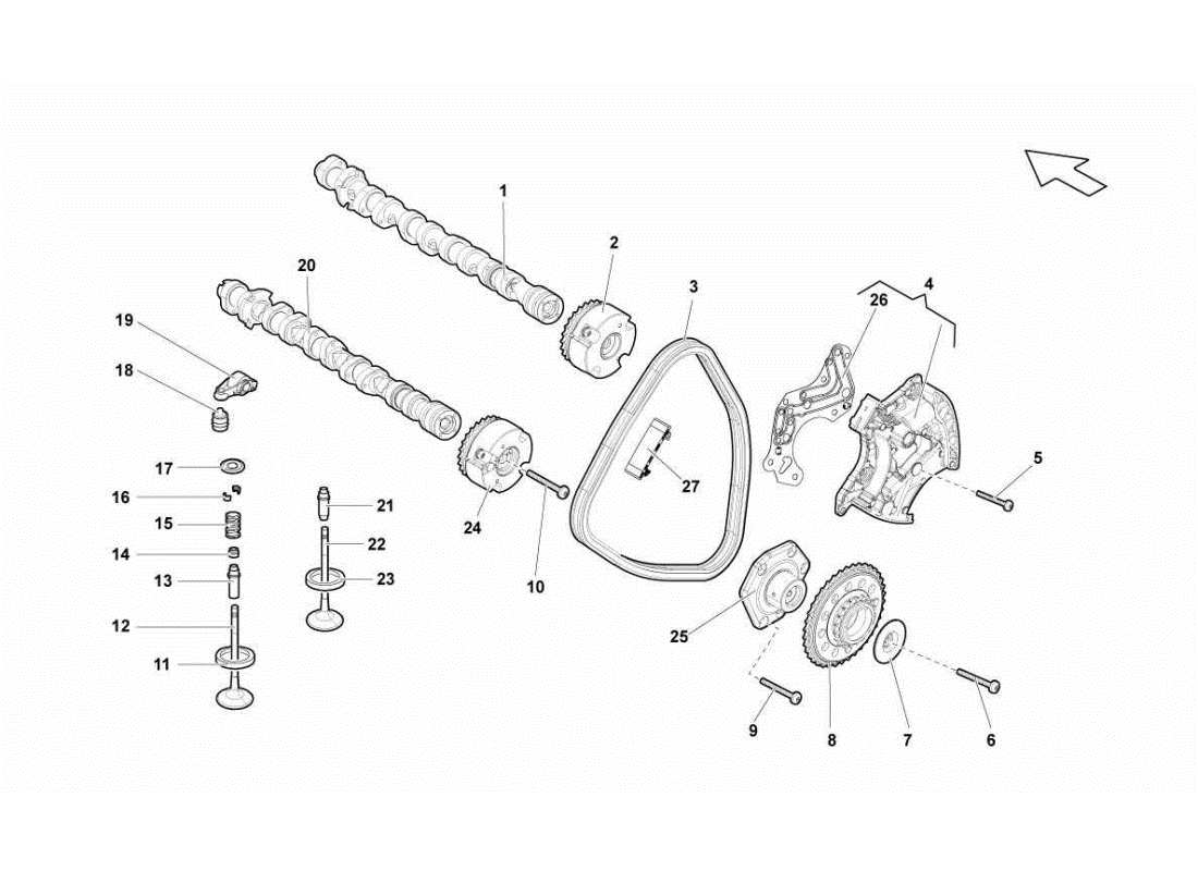 schéma de pièce contenant le numéro de pièce 06d109611h