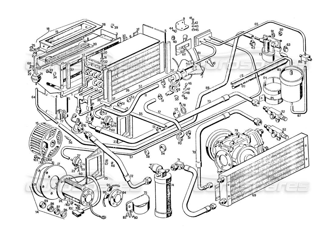 part diagram containing part number fgn 74375