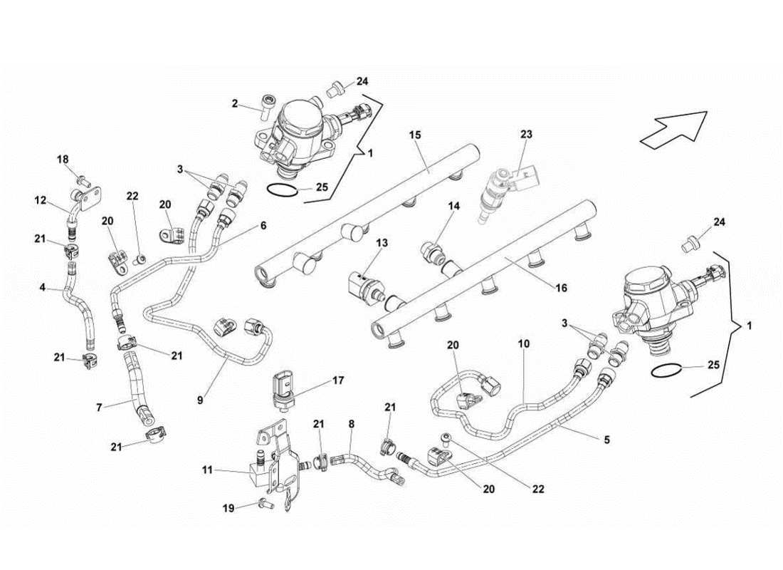 schéma de pièce contenant le numéro de pièce 07l127509bb