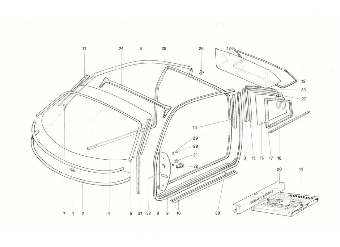 schéma de pièce contenant le numéro de pièce 60433505