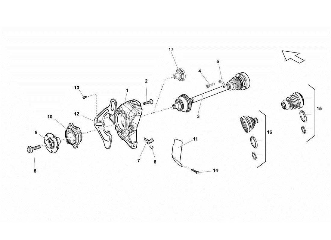 schéma de pièce contenant le numéro de pièce 4d0407613e