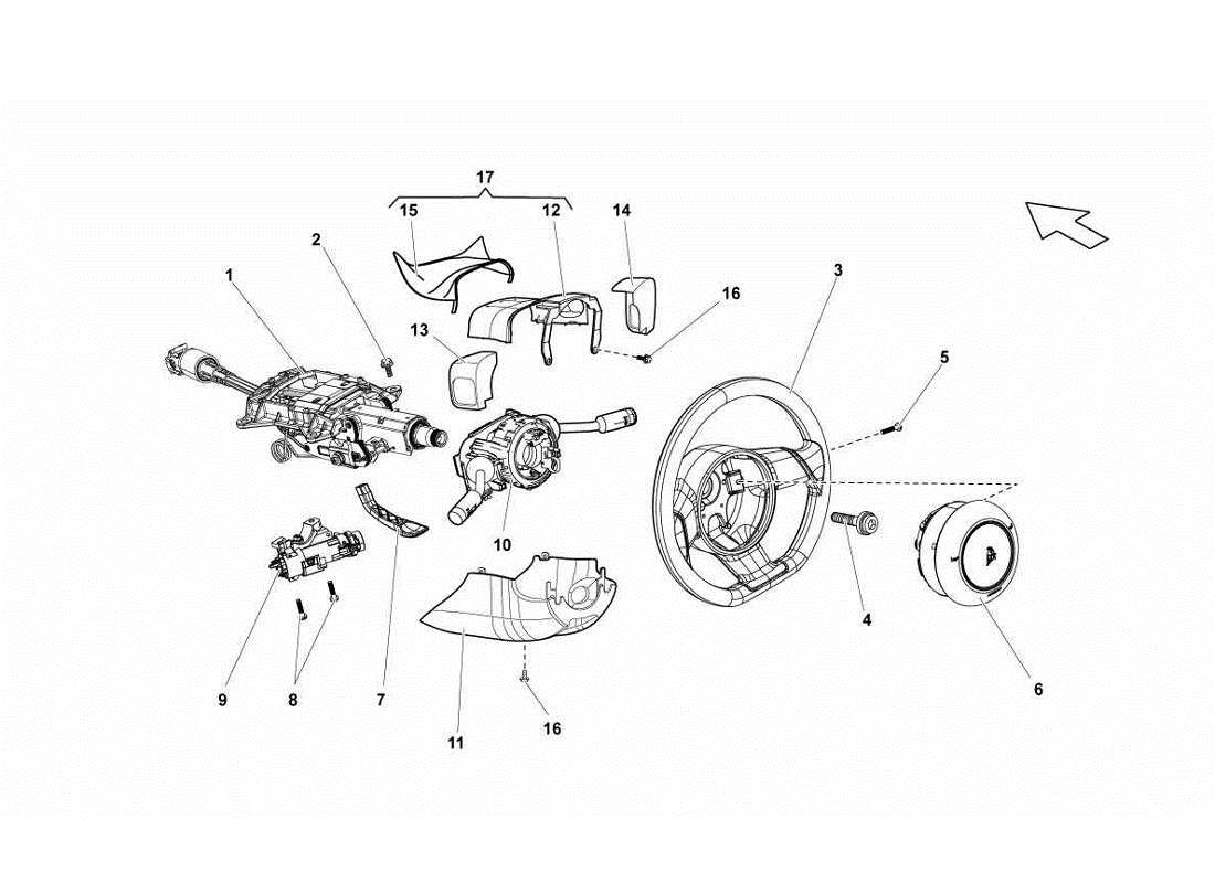 schéma de pièce contenant le numéro de pièce 4b0905851q