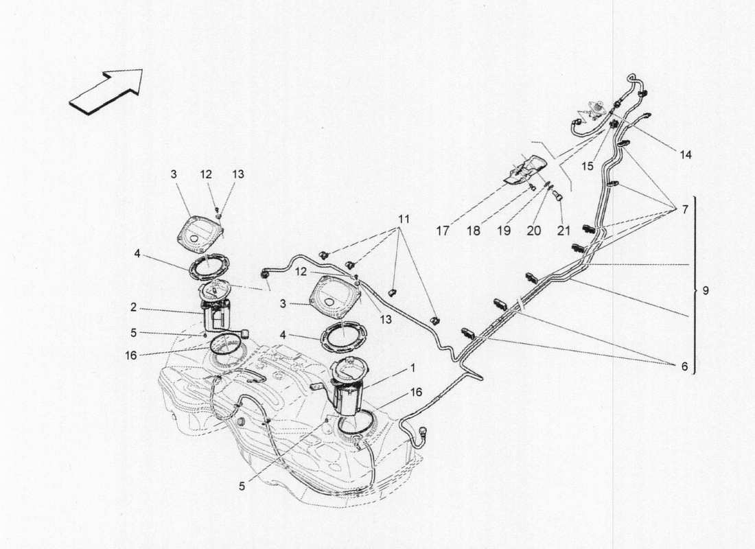 schéma de pièce contenant le numéro de pièce 670006193