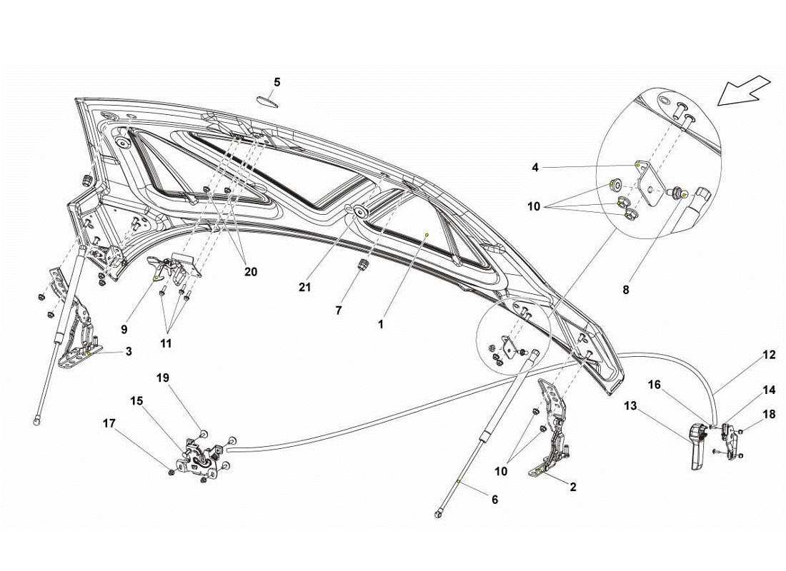 schéma de pièce contenant le numéro de pièce n10156307