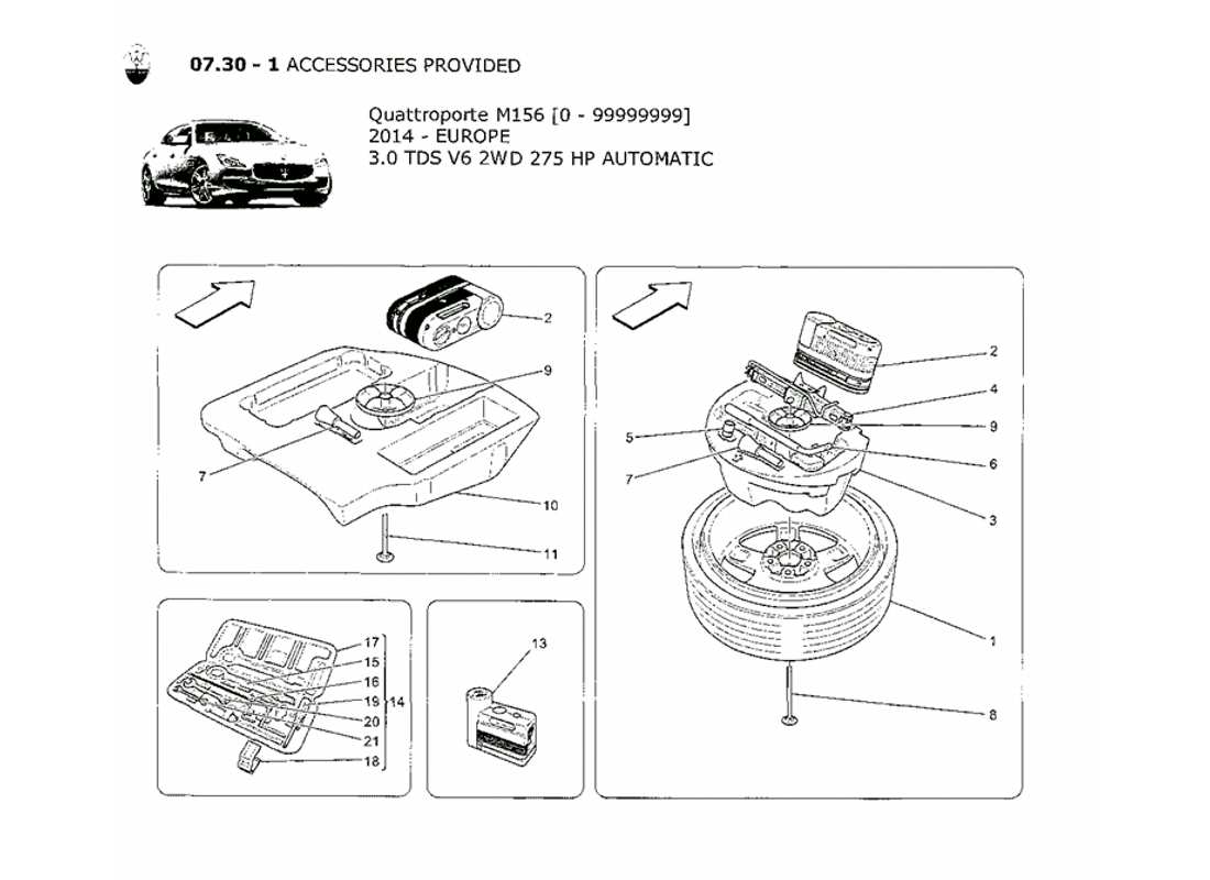 schéma de pièce contenant le numéro de pièce 303097