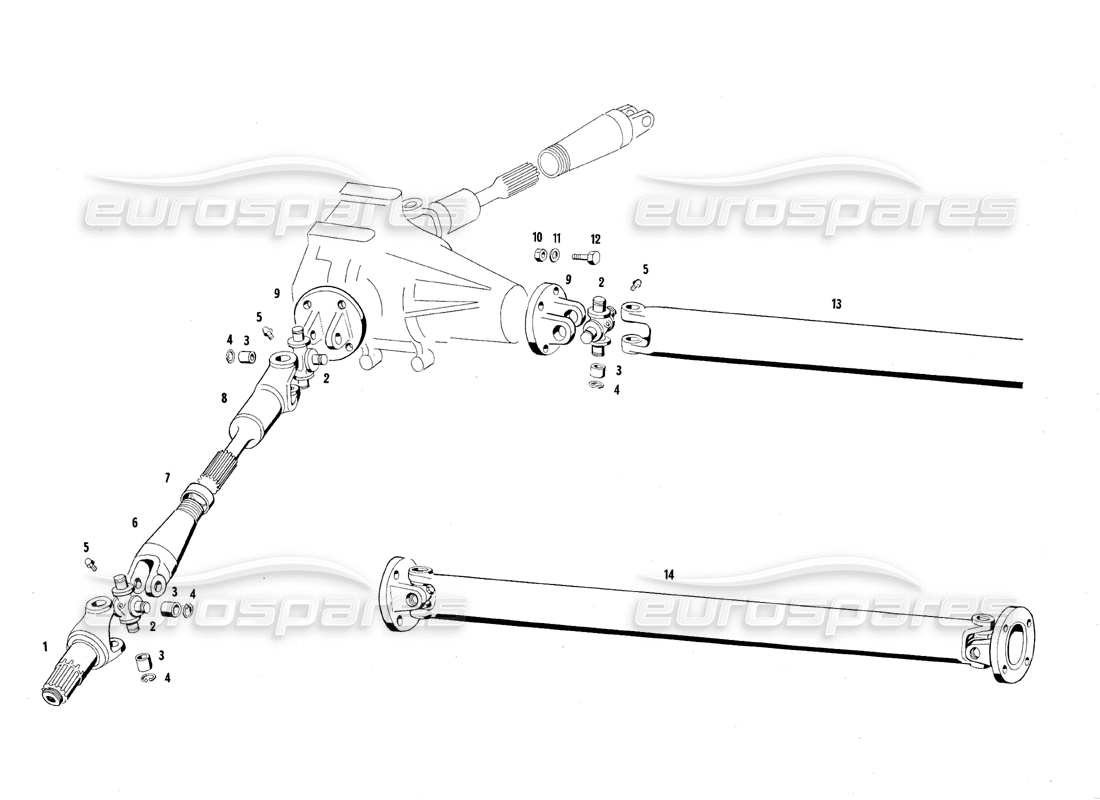 un schéma de pièces du catalogue de pièces maserati mexico