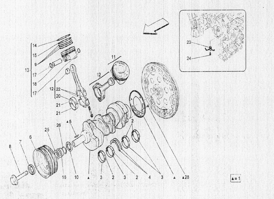 schéma de pièce contenant le numéro de pièce 338768