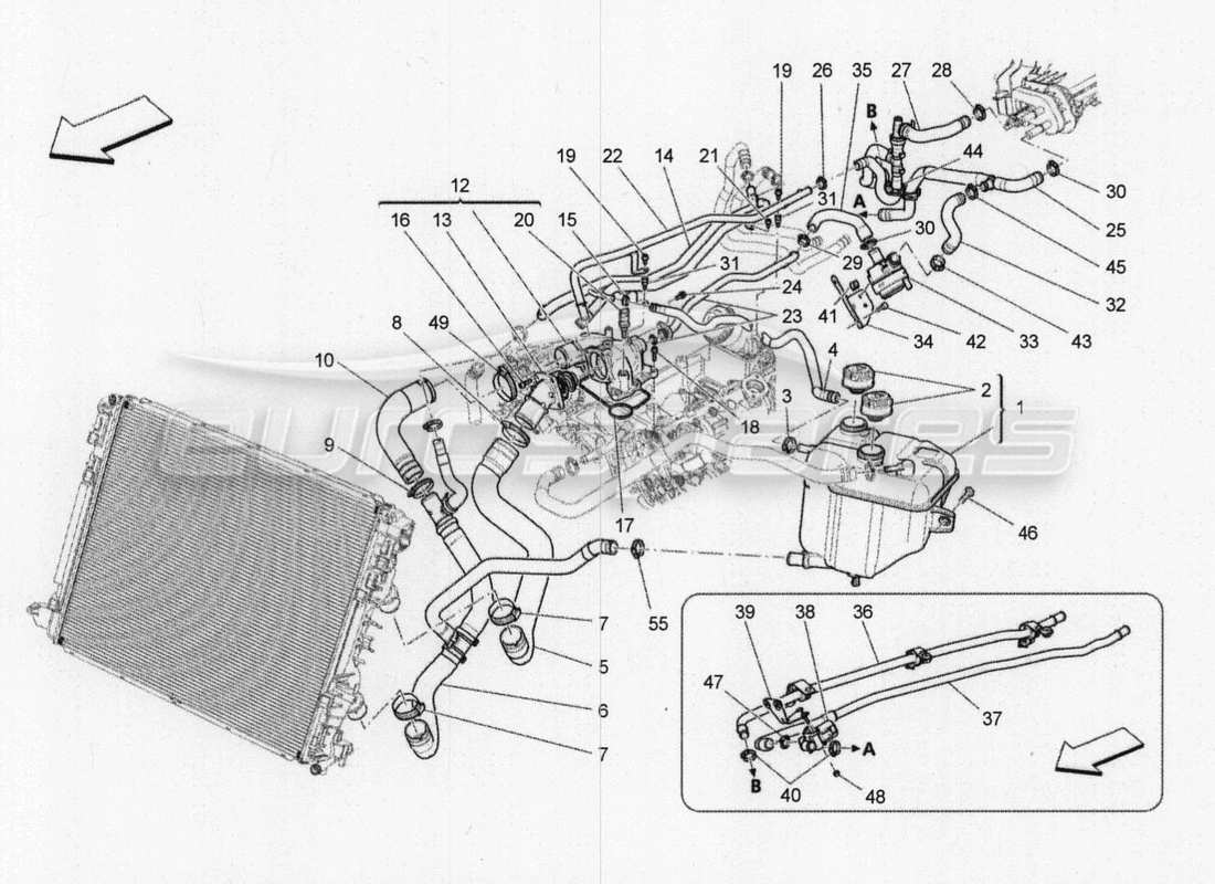 schéma de pièce contenant le numéro de pièce 304042