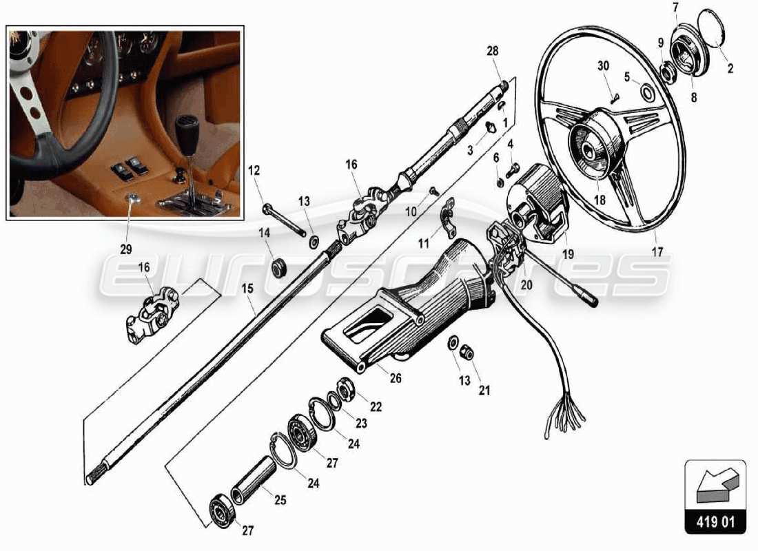 schéma de pièce contenant le numéro de pièce vn-05013