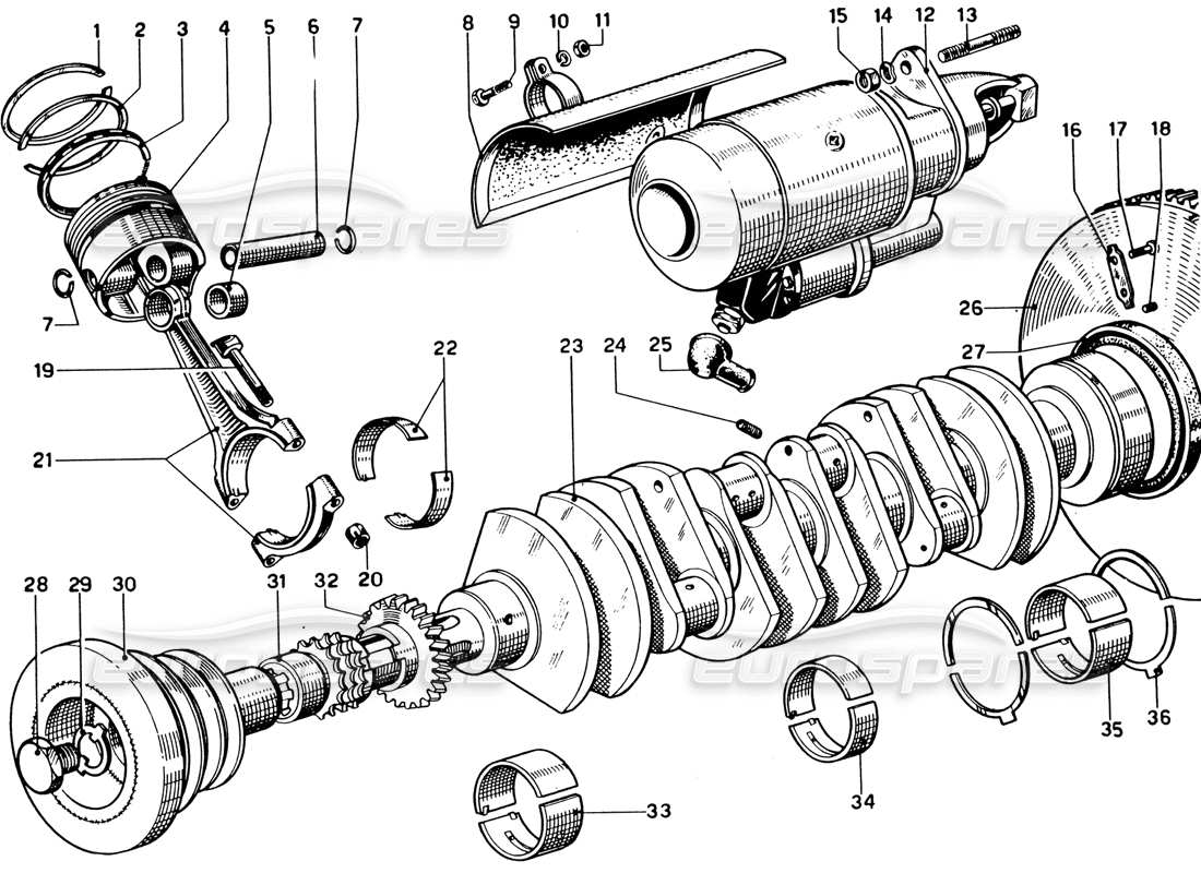 schéma de pièce contenant le numéro de pièce mc1819/2