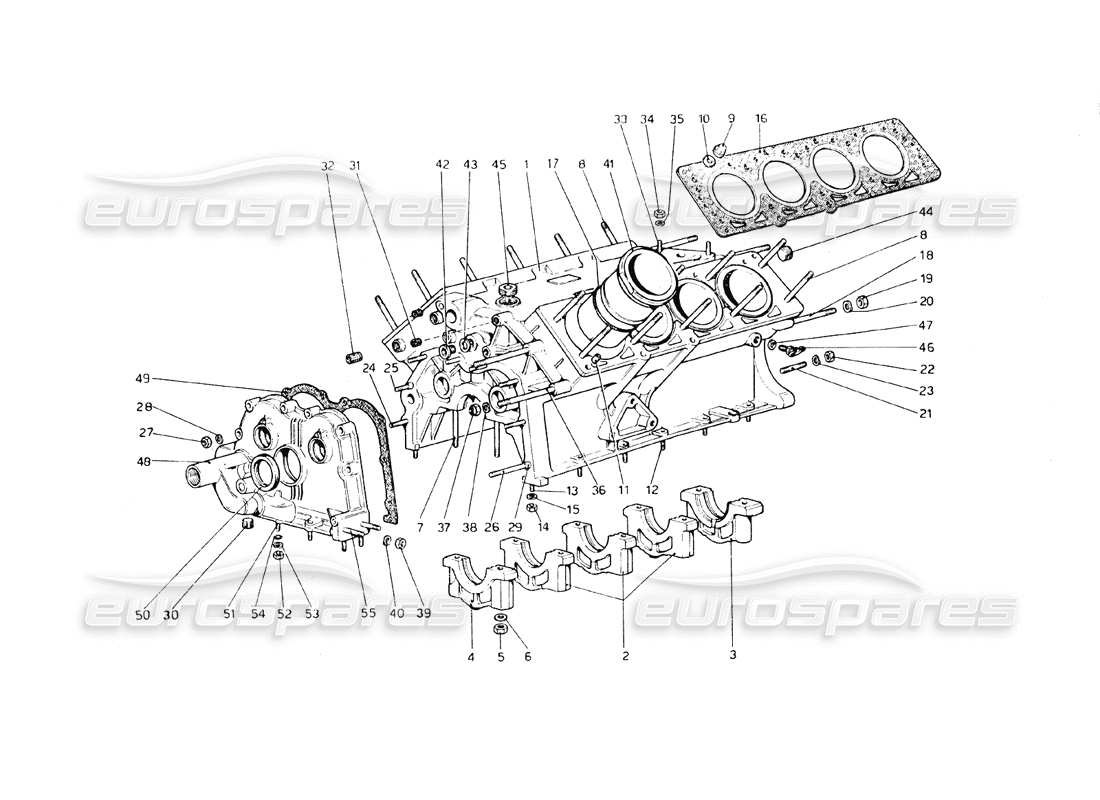 schéma de pièce contenant le numéro de pièce oilk308gt4/s