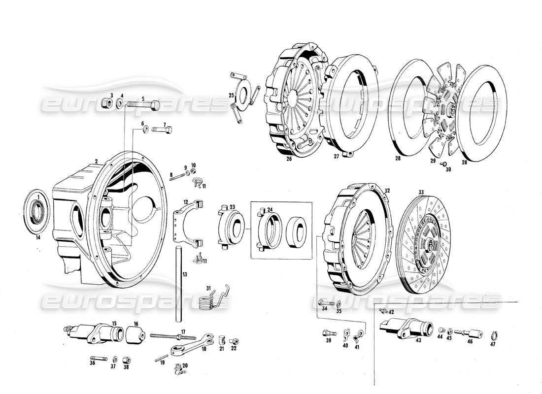 schéma de pièce contenant le numéro de pièce 109 tf 58065