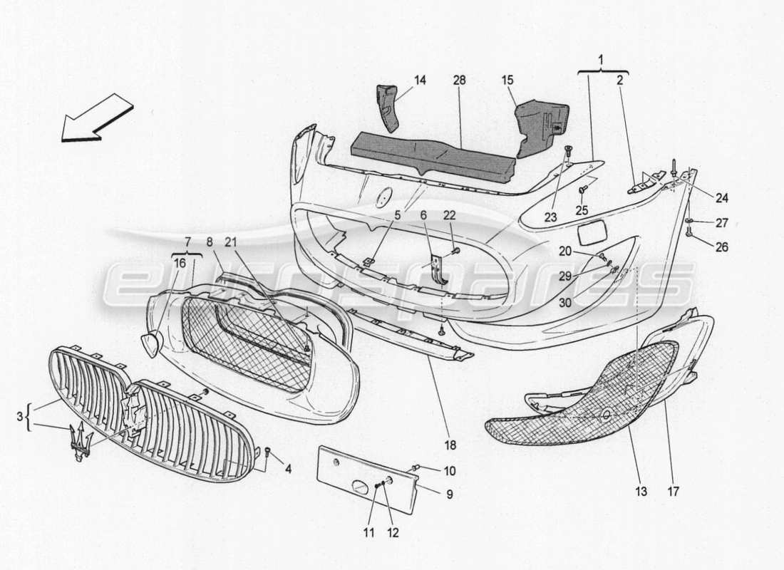 schéma de pièce contenant le numéro de pièce gb 81131500