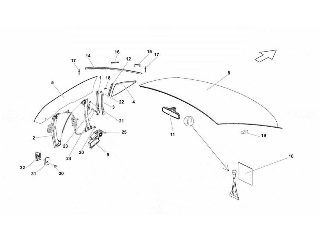schéma de pièce contenant le numéro de pièce wht001418a