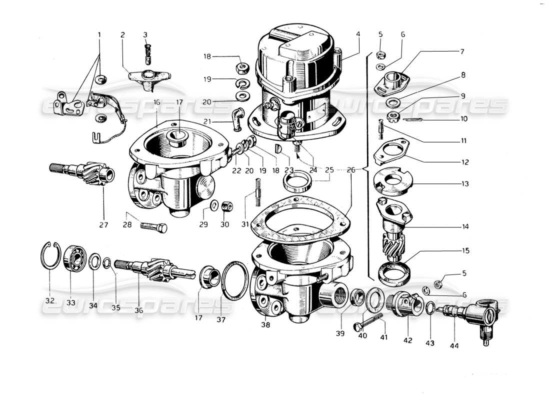 un schéma de pièces du catalogue de pièces ferrari 275