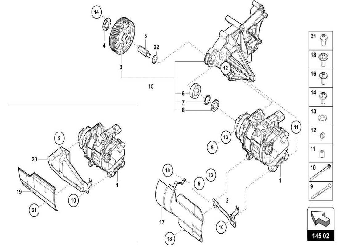 lamborghini centenario spider a c compressor part diagram