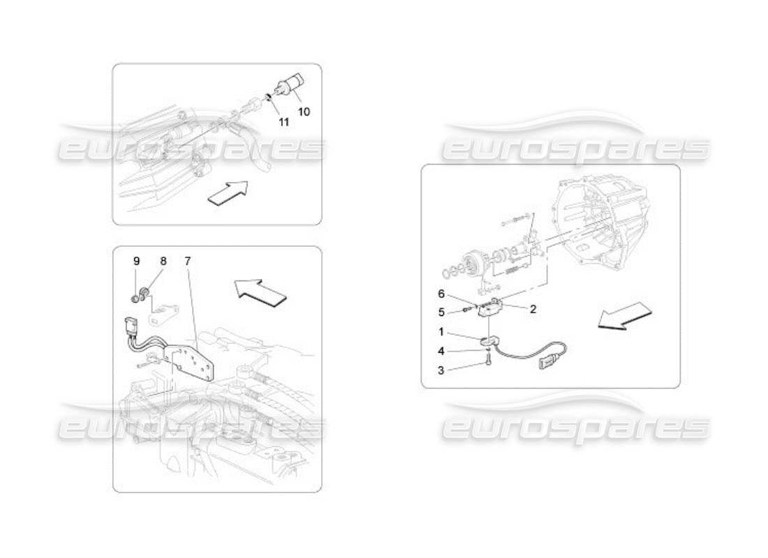 maserati qtp. (2005) 4.2 commande d'embrayage électronique pour f1 schéma de pièce de boîte de vitesses