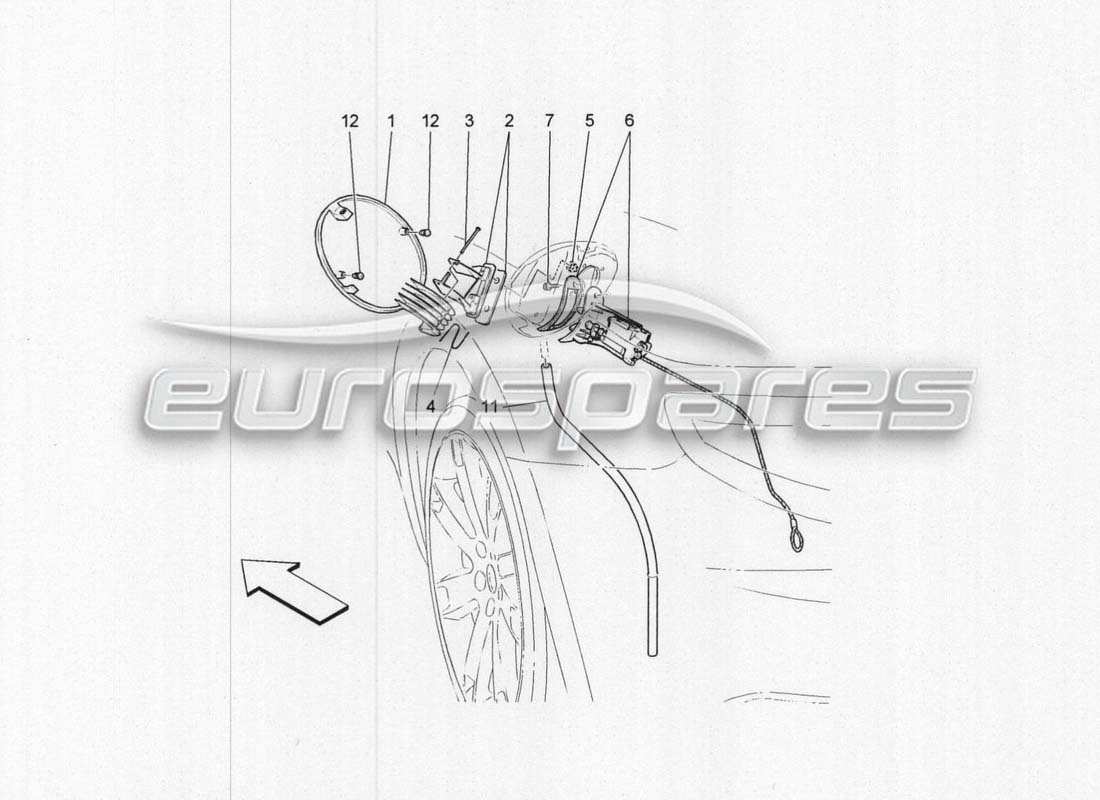 maserati grancabrio mc centenario fuel speed and controls part diagram