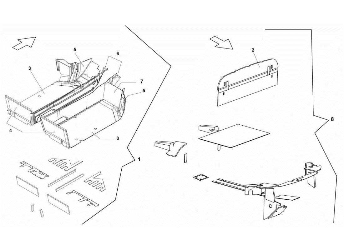 lamborghini gallardo sts ii sc isolations et insonorisation schéma des pièces