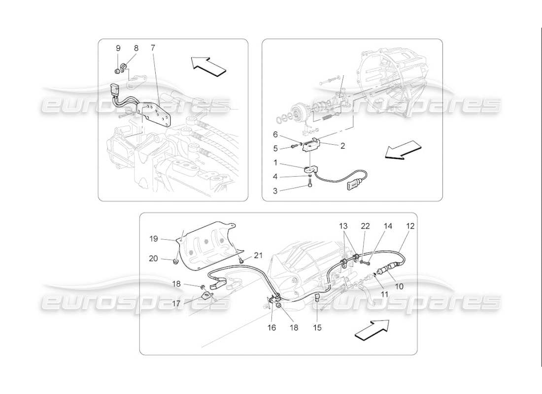 maserati qtp. (2007) 4.2 f1 commande d'embrayage électronique pour f1 schéma de pièce de boîte de vitesses