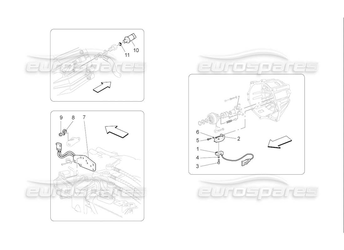 maserati qtp. (2006) 4.2 f1 commande d'embrayage électronique pour f1 schéma de pièce de boîte de vitesses