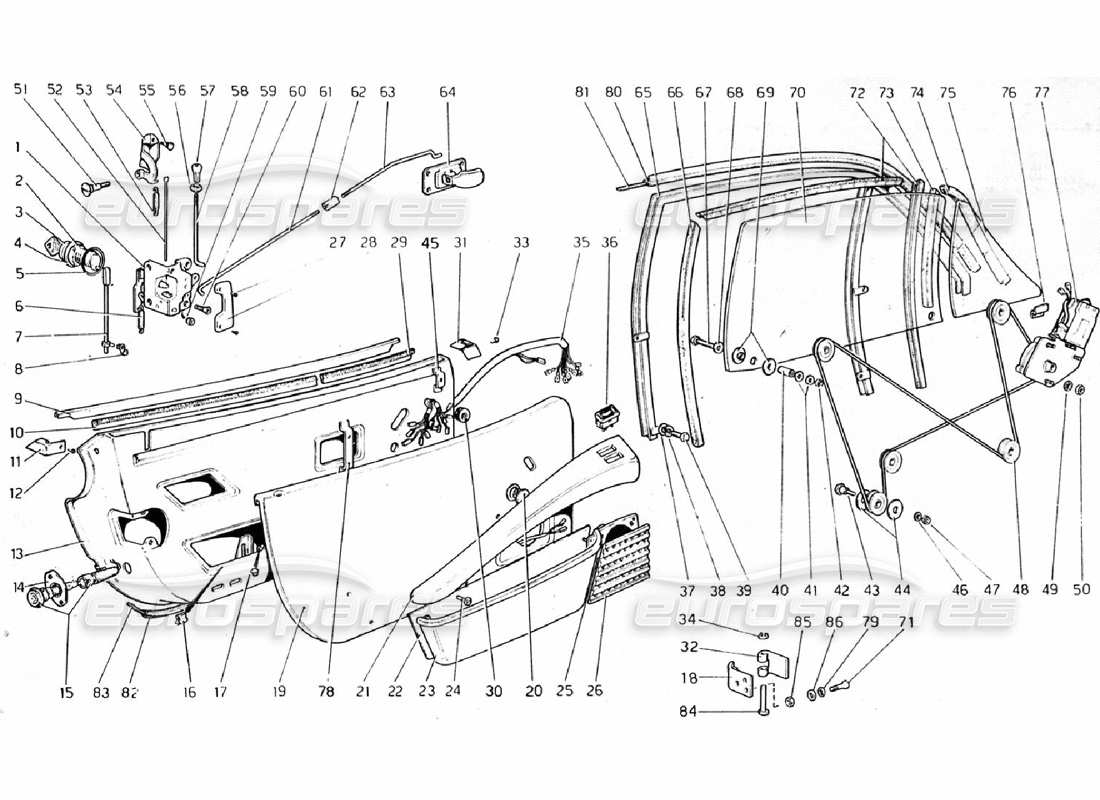 schéma de pièce contenant le numéro de pièce 60020203