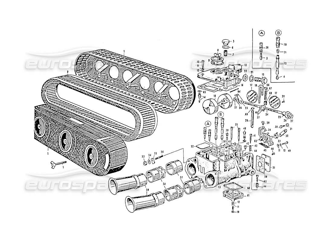 schéma de pièce contenant le numéro de pièce weber ts 868